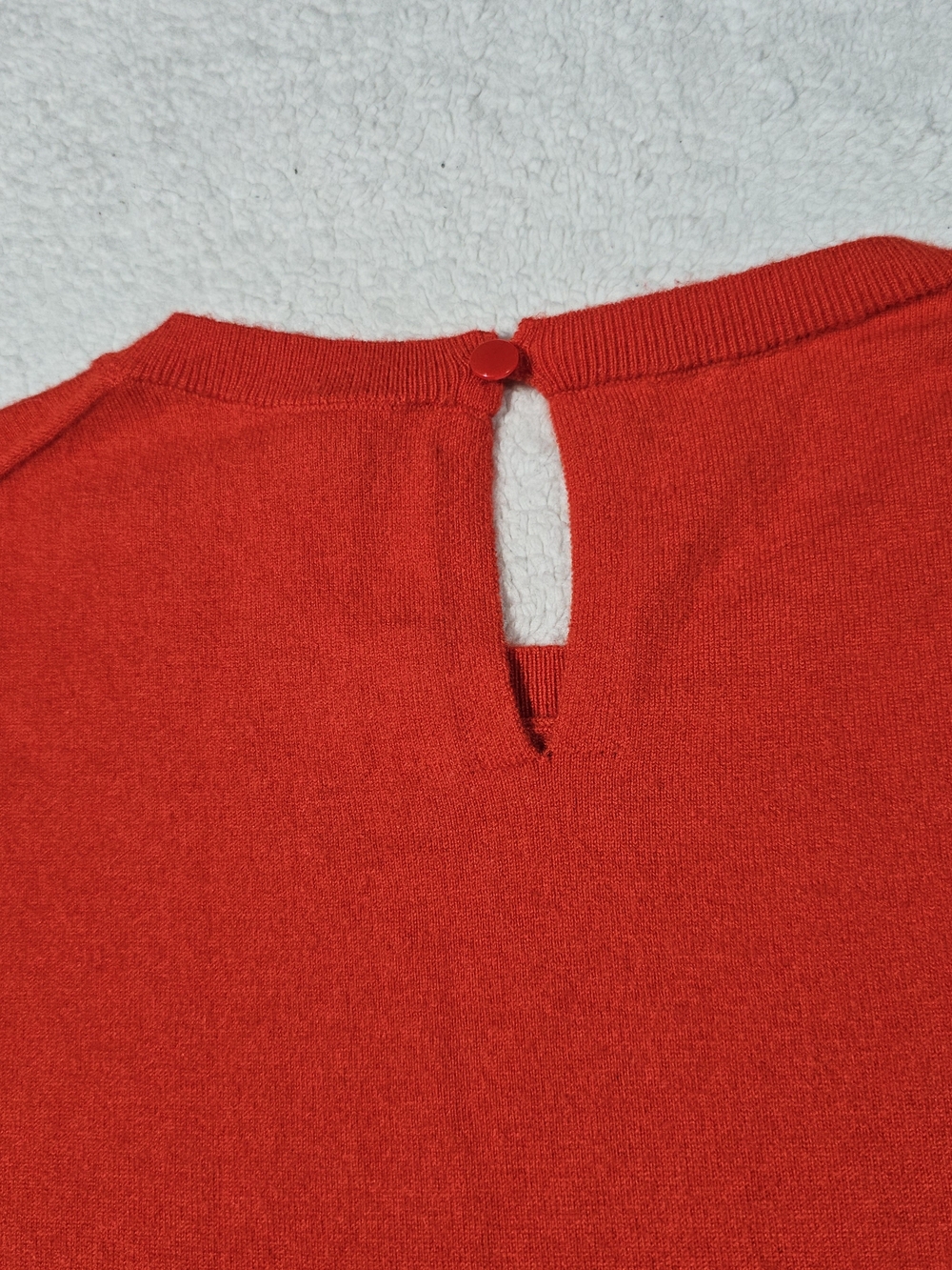 J. CREW Featherweight cashmere-blend cropped sweater shell in Red 2X. - Picture 7 of 11